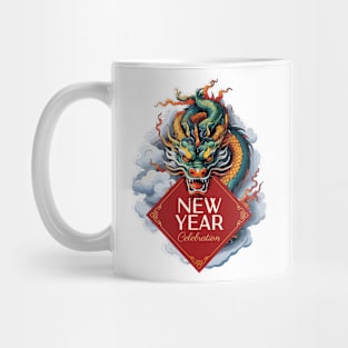 Chinese Dragon New Year Celebration Tee Mug